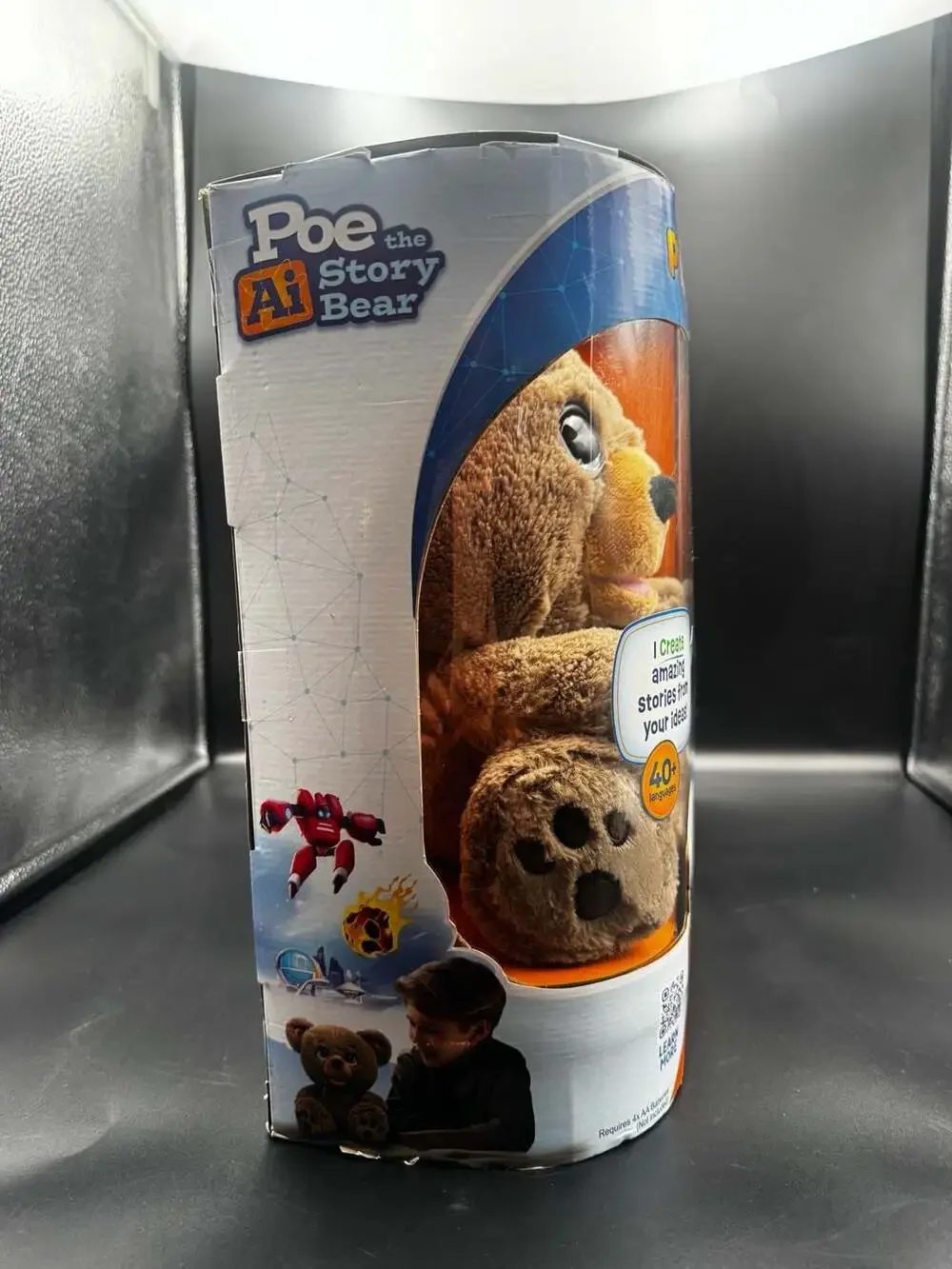 PLAi Poe the AI Story Bear Interactive Plush Toy